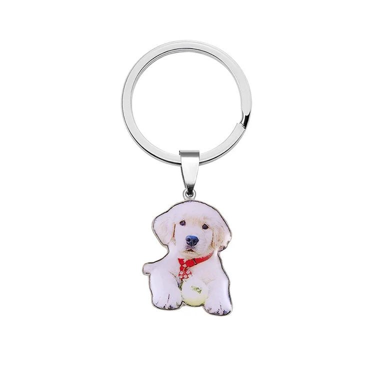 Personalised Pet Photo Keyring - United Bracelets