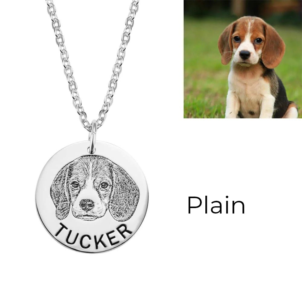 Personalised Pet Portrait Necklace - United Bracelets