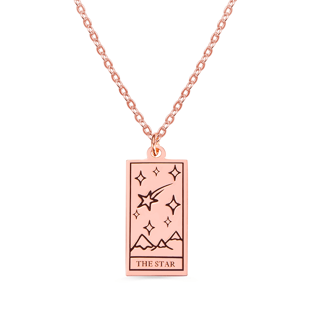 Personalised Tarot Card Necklace - United Bracelets