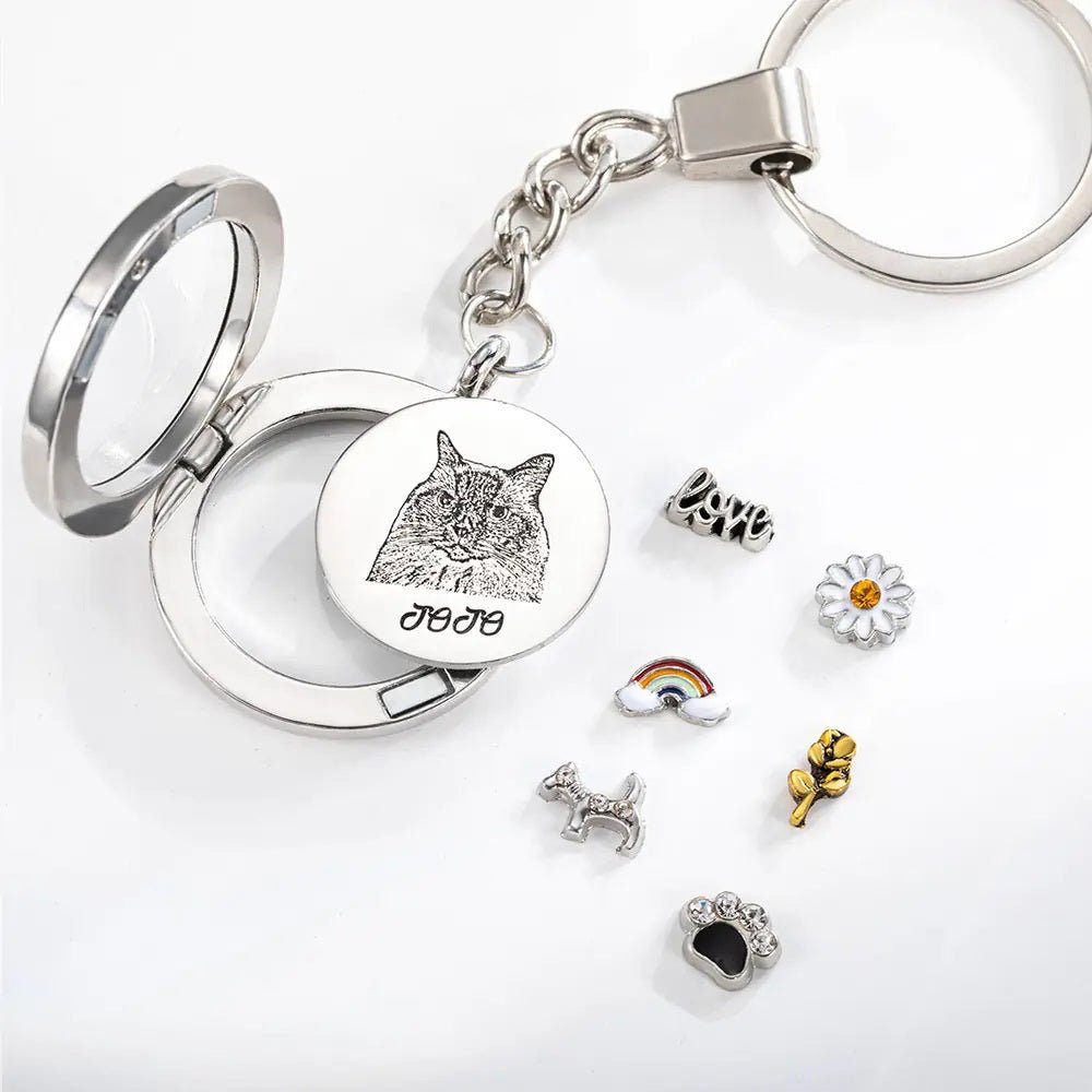 Pet Memory Locket Keychain - United Bracelets