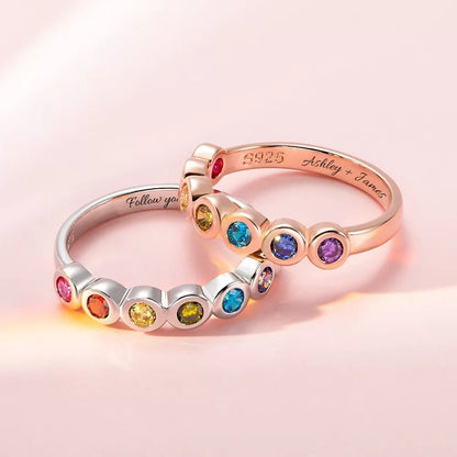 Rainbow Crystal Ring - United Bracelets