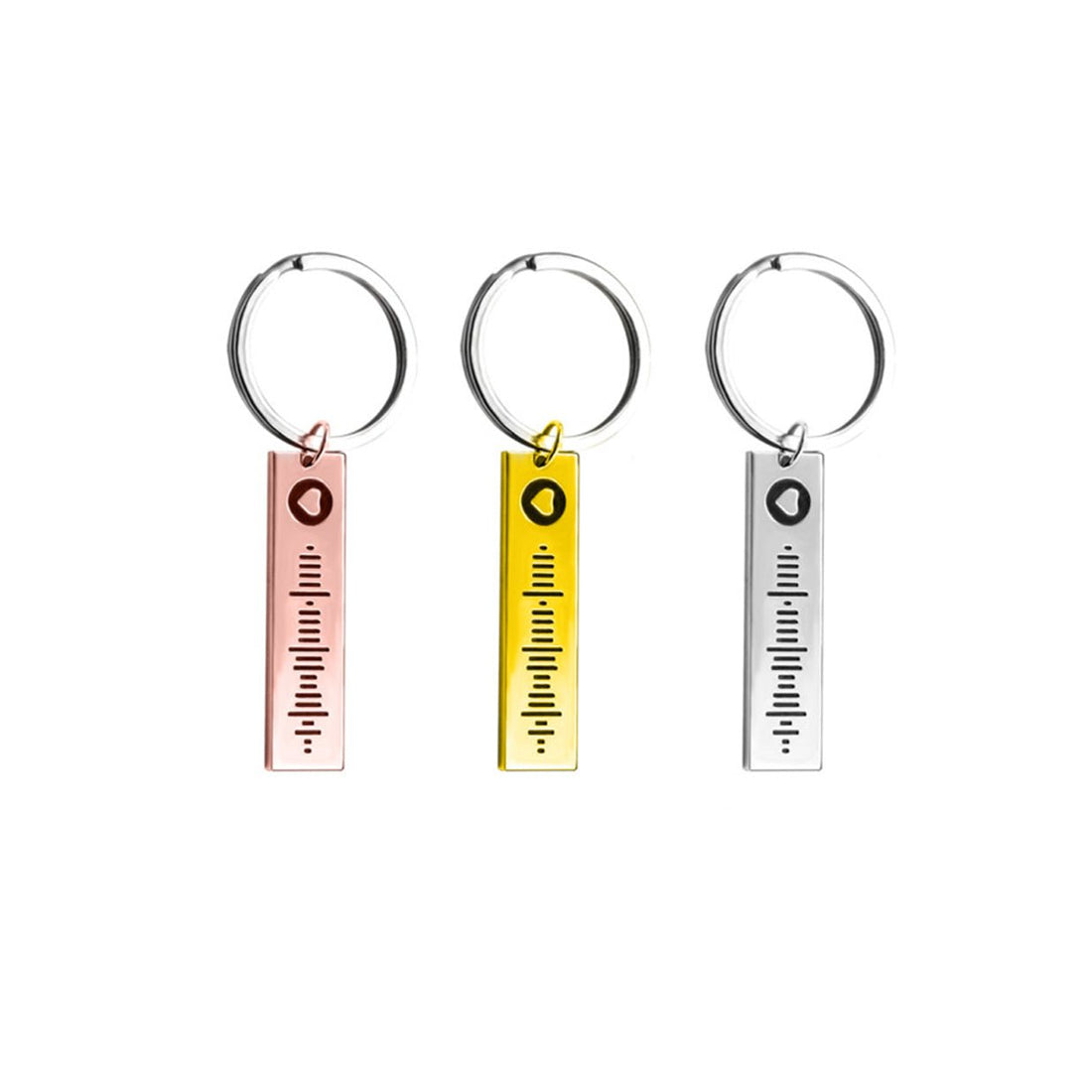 Scannable Spotify Code Keyring - United Bracelets