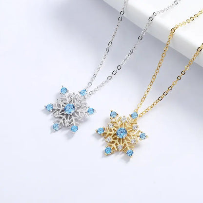 Silver Snowflake Necklace - United Bracelets