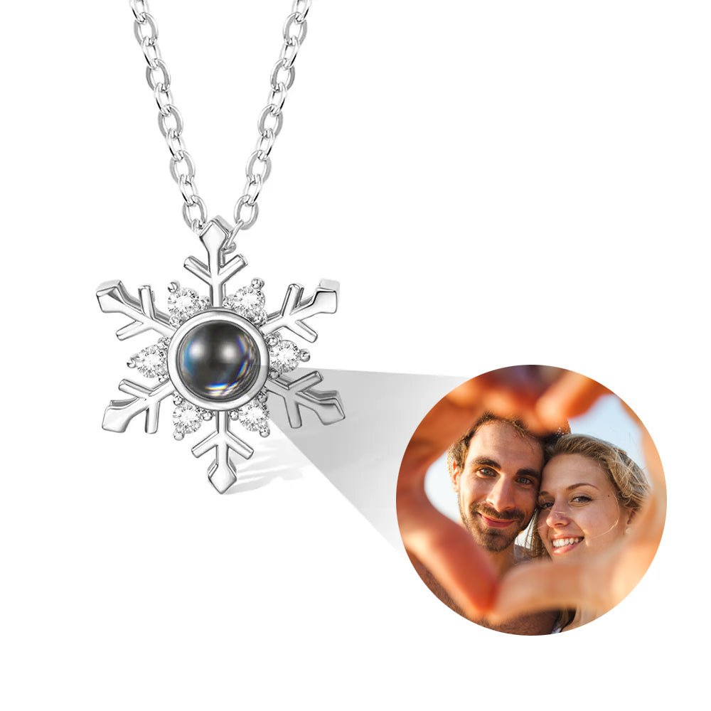 Snowflake Projection Necklace - United Bracelets