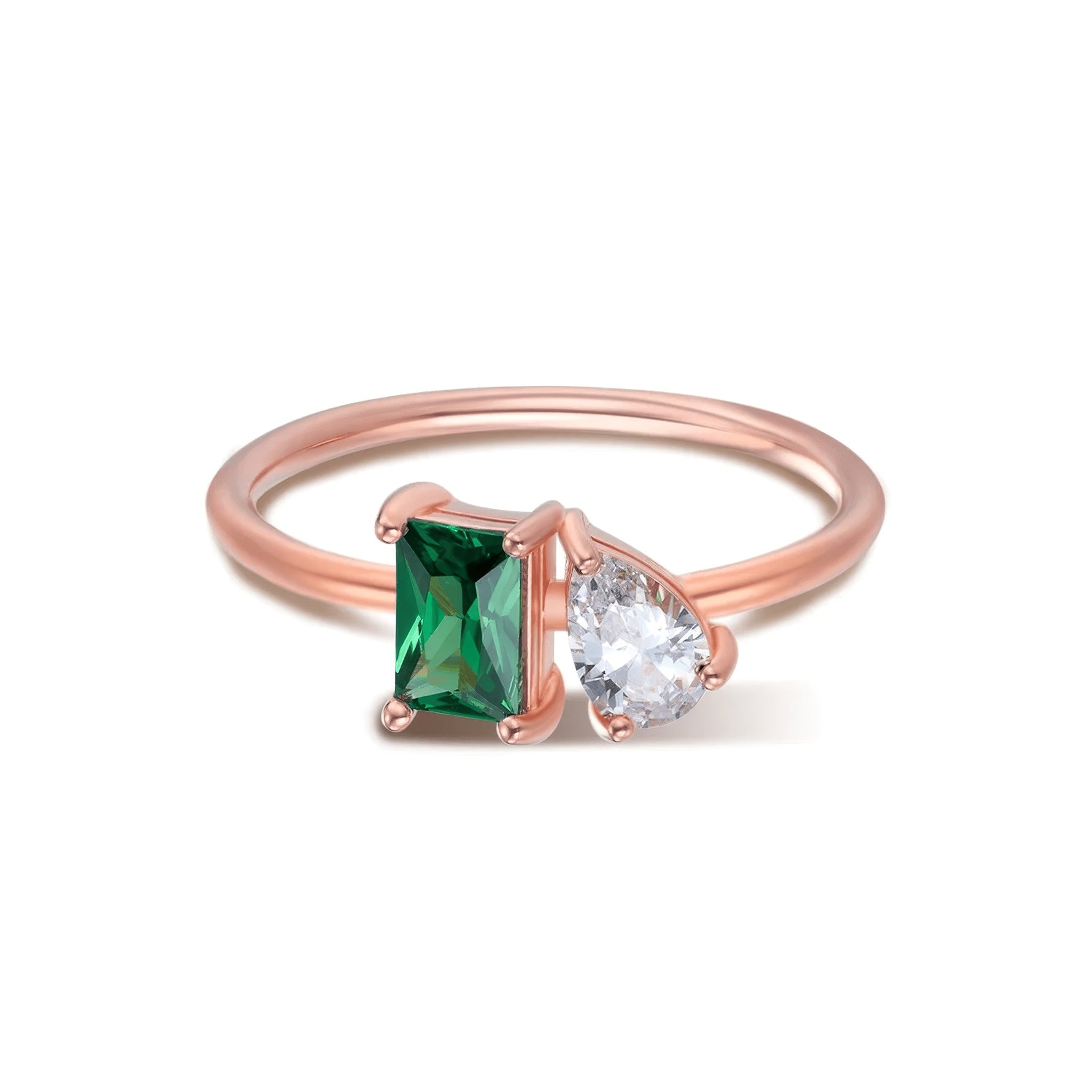 Toi et Moi Birthstone Ring - United Bracelets