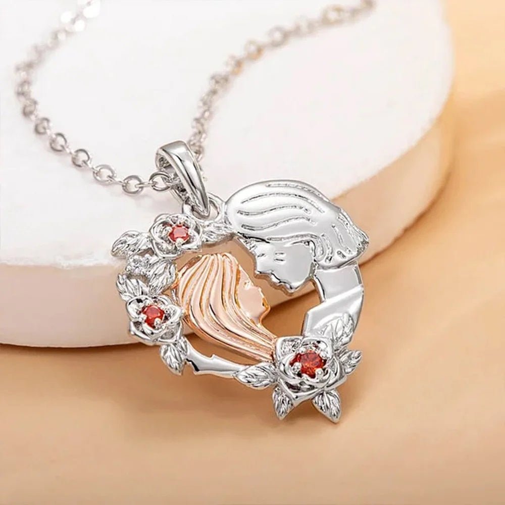 Chain Personalised Necklaces For Mum Australia Two Tone Mother