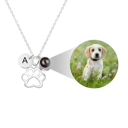 Paw Print Projection Necklace